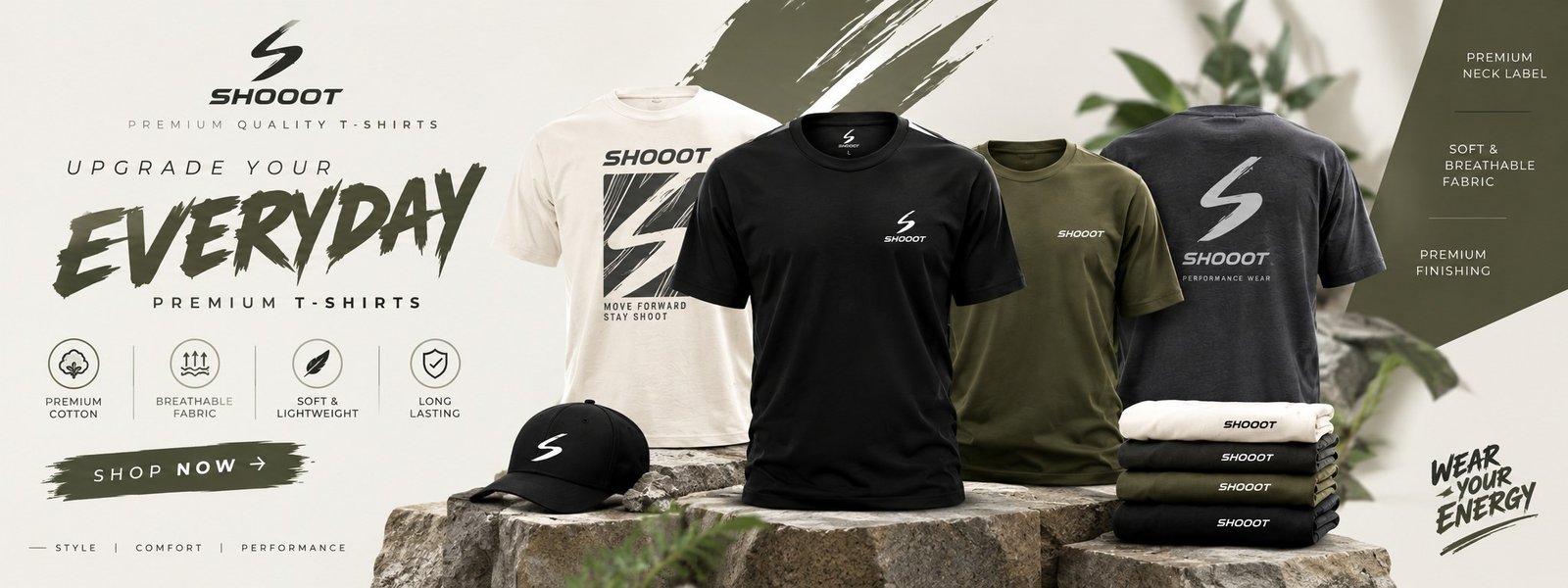 SHOOOT Premium Quality T-Shirts — Upgrade Your Everyday